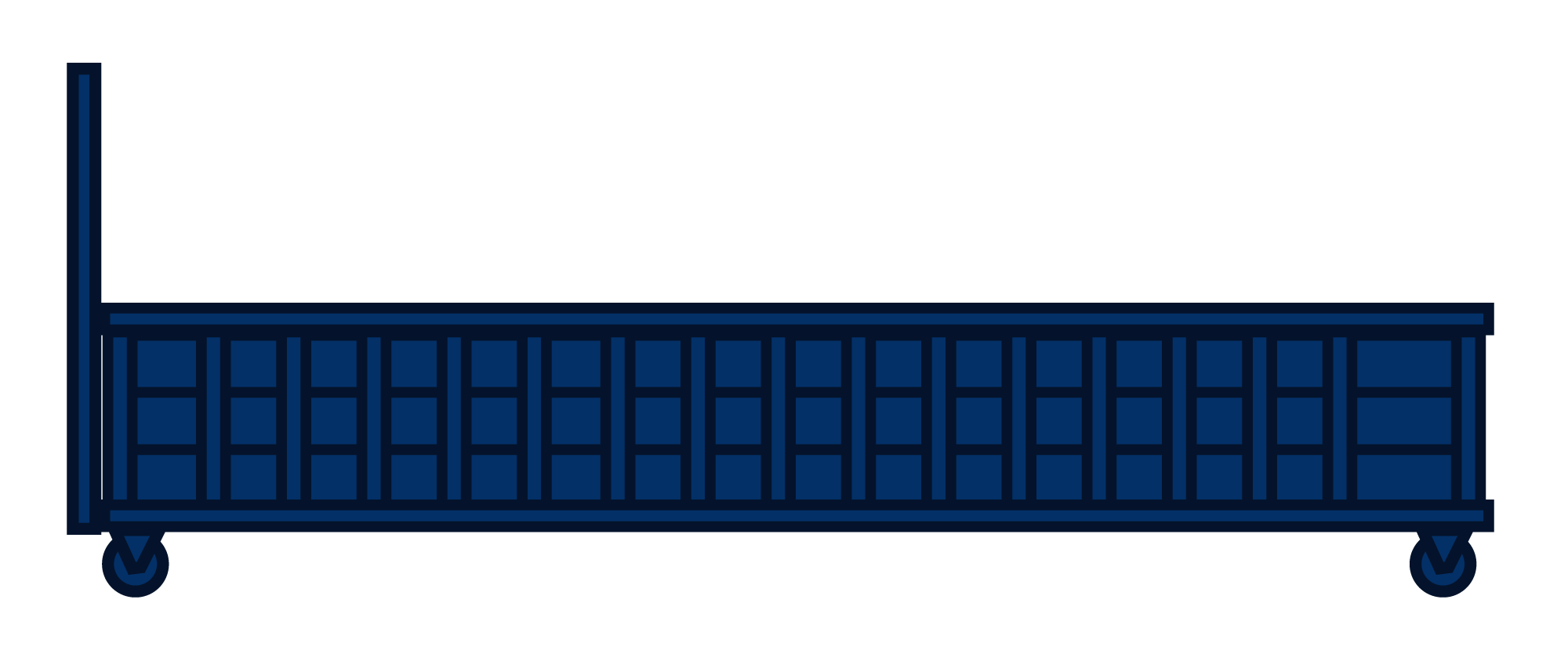 10 yard container