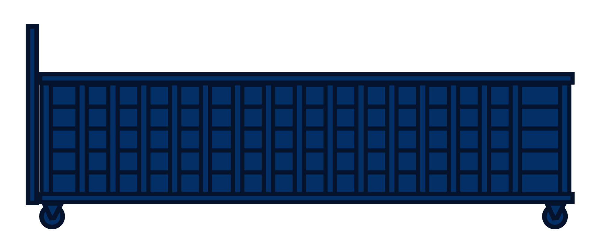 20 yard container