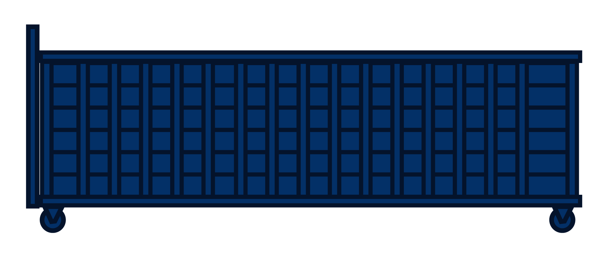 40 yard container